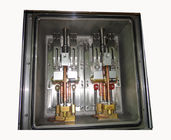 Empat Vacuum Chambers Helium Leak Testing Equipment Untuk Katup Empat Arah Kecil